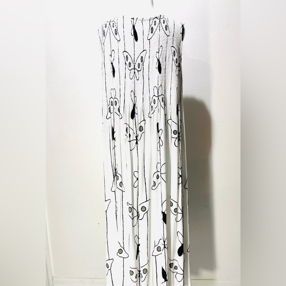 Mirror Image dress butterflies white casual beach resort summer Women’s XL - Picture 5 of 7